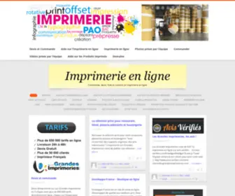 Blog-Imprimerie-EN-Ligne.com(Blog Imprimerie en ligne) Screenshot