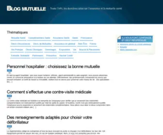 Blog-Mutuelle.com(Blog Mutuelle) Screenshot