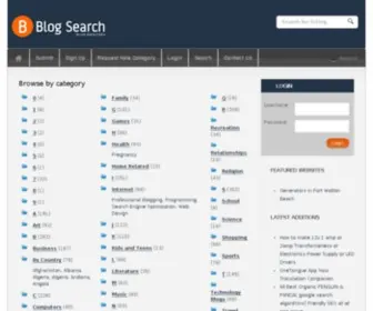 Blog-Search.info(Blog Search) Screenshot