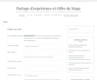Blog-Stage.fr(Le blog sur les stages) Screenshot