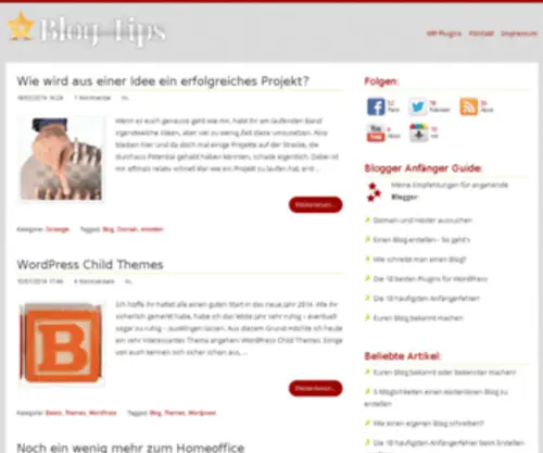Blog-Tips.de(Von Website bis Cloud) Screenshot