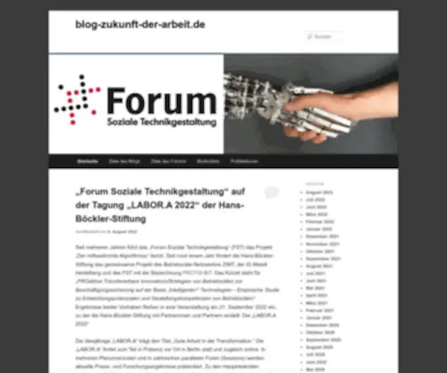 Blog-Zukunft-Der-Arbeit.de(Blog Zukunft Der Arbeit) Screenshot