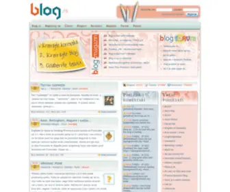 Blog.rs(Je servis koji omogućava postavljanje i vođenje Vašeg bloga (web dnevnika)) Screenshot