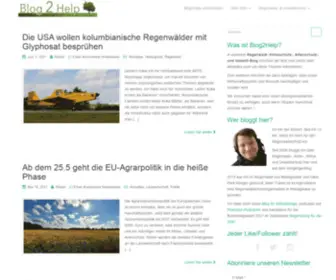 Blog2Help.com(Umweltschutz, Klimaschutz und Artenschutz) Screenshot