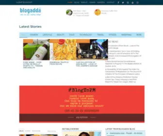 Blogadda.com(Best Indian Blogs Directory) Screenshot