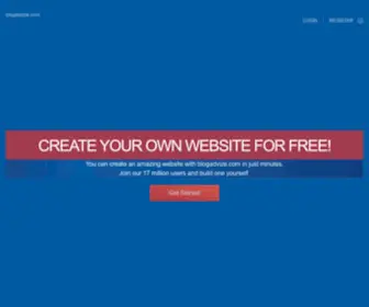 Blogadvize.com(Free website builder) Screenshot