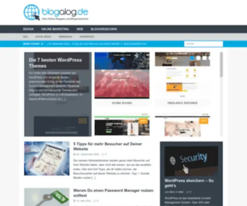 Blogalog.de(Dein Online Magazin und Blogverzeichnis) Screenshot