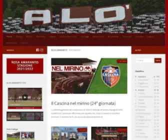 Blogamaranto.it(Il blog dei tifosi amaranto) Screenshot