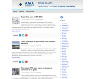 Blogamaseguros.com(El blog de A.M.A) Screenshot