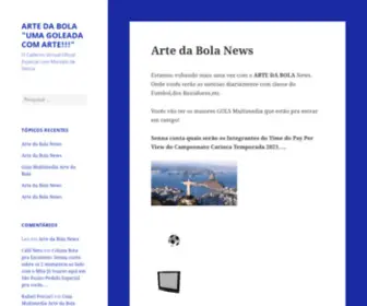 Blogartedabola.com.br(O Caderno Virtual Oficial Especial com Marcelo de Senna) Screenshot