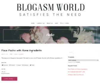 BlogasmWorld.com(BlogasmWorld) Screenshot