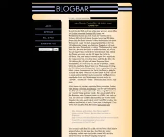 Blogbar.de(Buch Blog) Screenshot