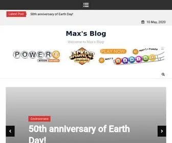 Blogbymax.com(Max's Blog) Screenshot