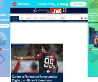 Blogcagliaricalcio1920.net(News Cagliari Calcio) Screenshot