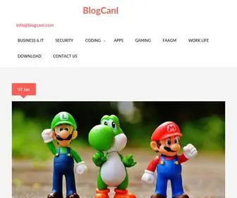 Blogcani.com(A blog to follow) Screenshot