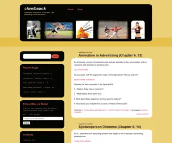 Blogclowbaack.net(Integrated Advertising) Screenshot