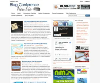 Blogconferencenewbie.com(Blog Conference Guide For the UnExperienced) Screenshot