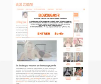 Blogcougar.fr(Blog Cougar) Screenshot
