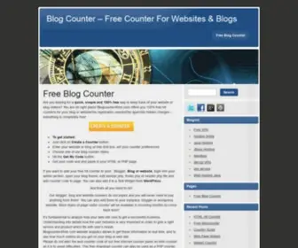 Blogcounter4Free.com(Blog Counter) Screenshot