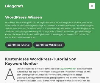 Blogcraft.de(WordPress Wissen) Screenshot