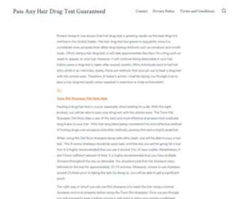 Blogdaemme.com(Pass Any Hair Drug Test Guaranteed) Screenshot