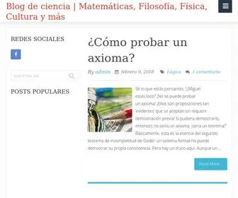 Blogdeciencia.com(Blog de ciencia) Screenshot