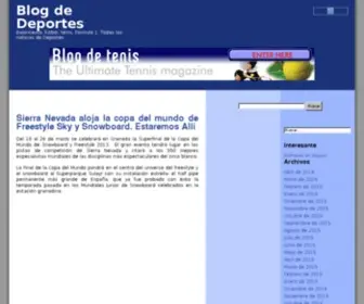 Blogdedeportes.com(Just another WordPress site) Screenshot