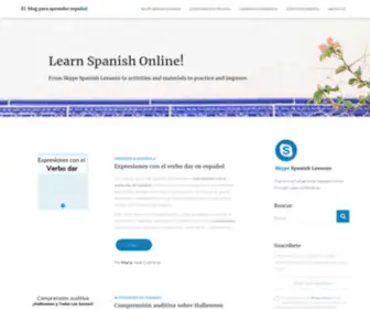 Blogdeespanol.com(El blog para aprender español) Screenshot