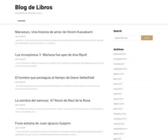 Blogdelibros.com(Novedades literarias en) Screenshot