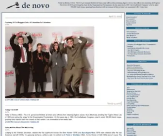 Blogdenovo.org(De Novo) Screenshot