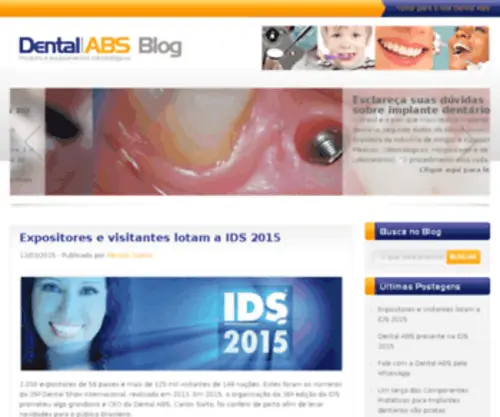 Blogdentalabs.com.br(Dental ABS) Screenshot