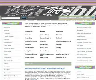 Blogdir.info(Blogdir Directory) Screenshot