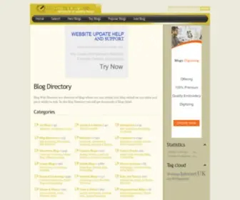 Blogdirectory.ws Screenshot