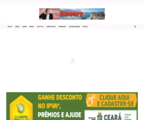Blogdoamauryalencar.com.br(Blog Amaury Alencar) Screenshot