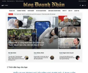 Blogdoanhnhan.org(Blog Doanh Nhân) Screenshot