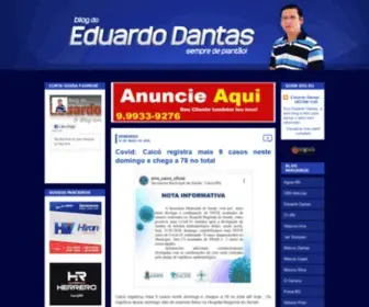Blogdoeduardodantas.com.br(Blog do Eduardo Dantas) Screenshot