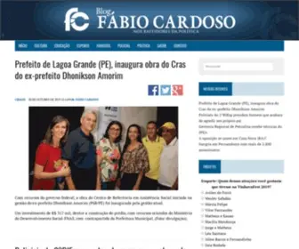 Blogdofabiocardoso.com(Blog do Fábio Cardoso) Screenshot
