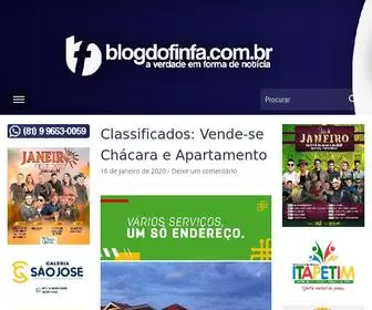 Blogdofinfa.com.br(Blog do Finfa) Screenshot