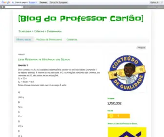 Blogdoprofessorcarlao.com.br(Blog do Professor Carlão) Screenshot