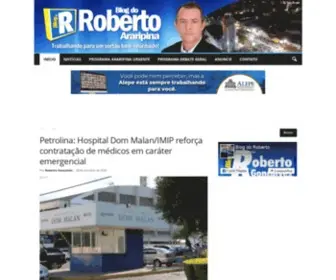 Blogdorobertoararipina.com.br(Blog do Roberto Gonçalves) Screenshot