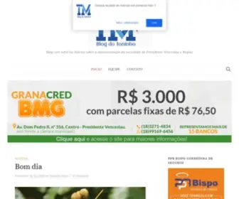 Blogdotoninho.com.br(Blog do Toninho Moré) Screenshot