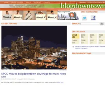 Blogdowntown.com(Life in Downtown Los Angeles) Screenshot