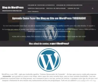 Blogdowordpress.com(Blog do WordPress) Screenshot