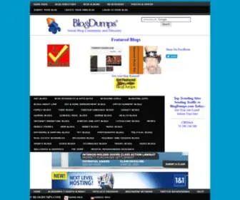 Blogdumps.com(Free blog) Screenshot