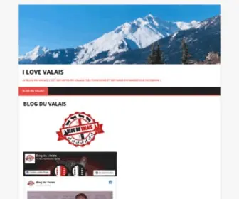 Blogduvalais.ch(Le blog du Valais c'est les infos du Valais) Screenshot