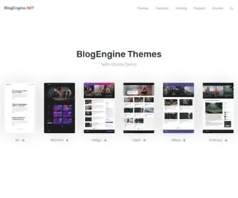Blogengine.io(Open Source Blogging Platform) Screenshot