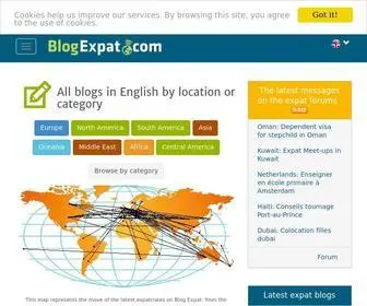Blogexpat.com(Blog portal for expatriates and people living abroad) Screenshot
