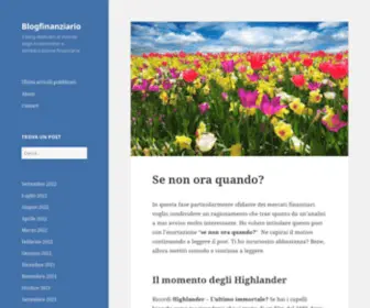 Blogfinanziario.it(Blogfinanziario) Screenshot