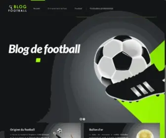 Blogfootball.net(Blog football concerne les informations sur le sport du foot) Screenshot