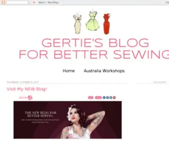 Blogforbettersewing.com(Gertie's New Blog for Better Sewing) Screenshot